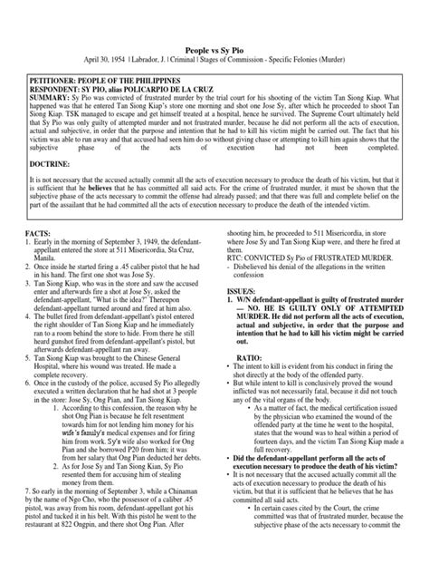 people v sy pio|Case Digest: People vs. Sy, G.R. No. L.